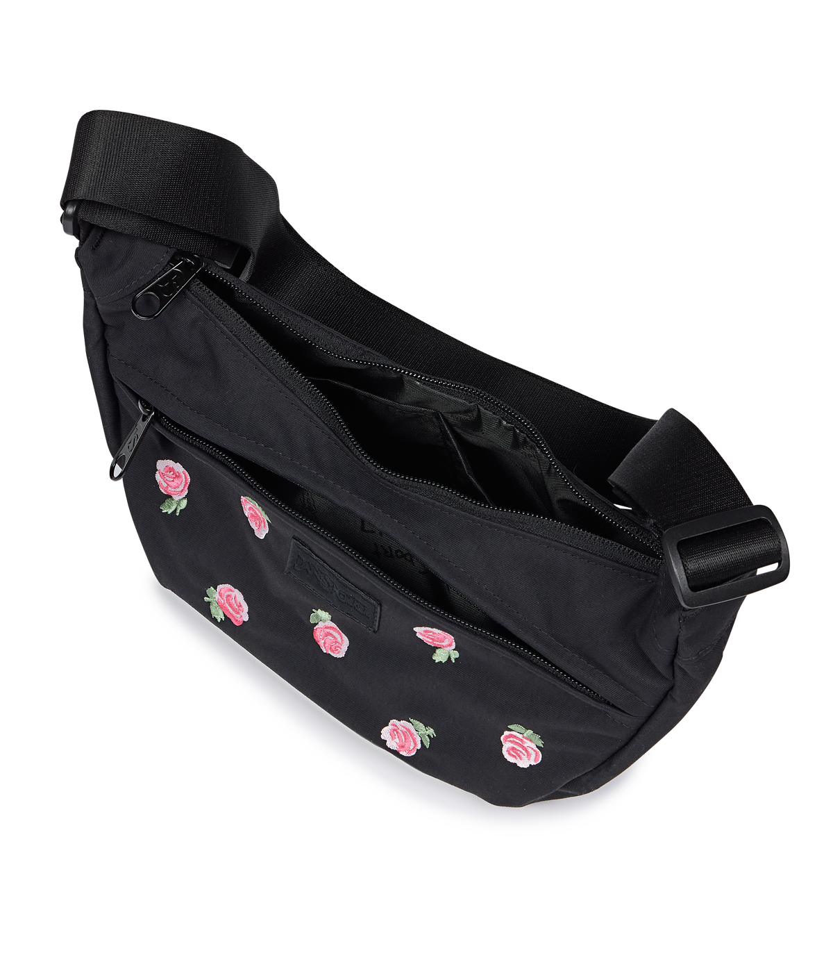 Unphased Crossbody Small FX - Just A Rose Embroidery Black