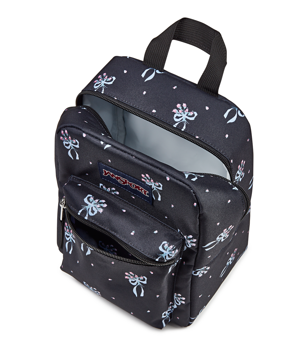Big Break Lunch Bag - Pastel Petals Black