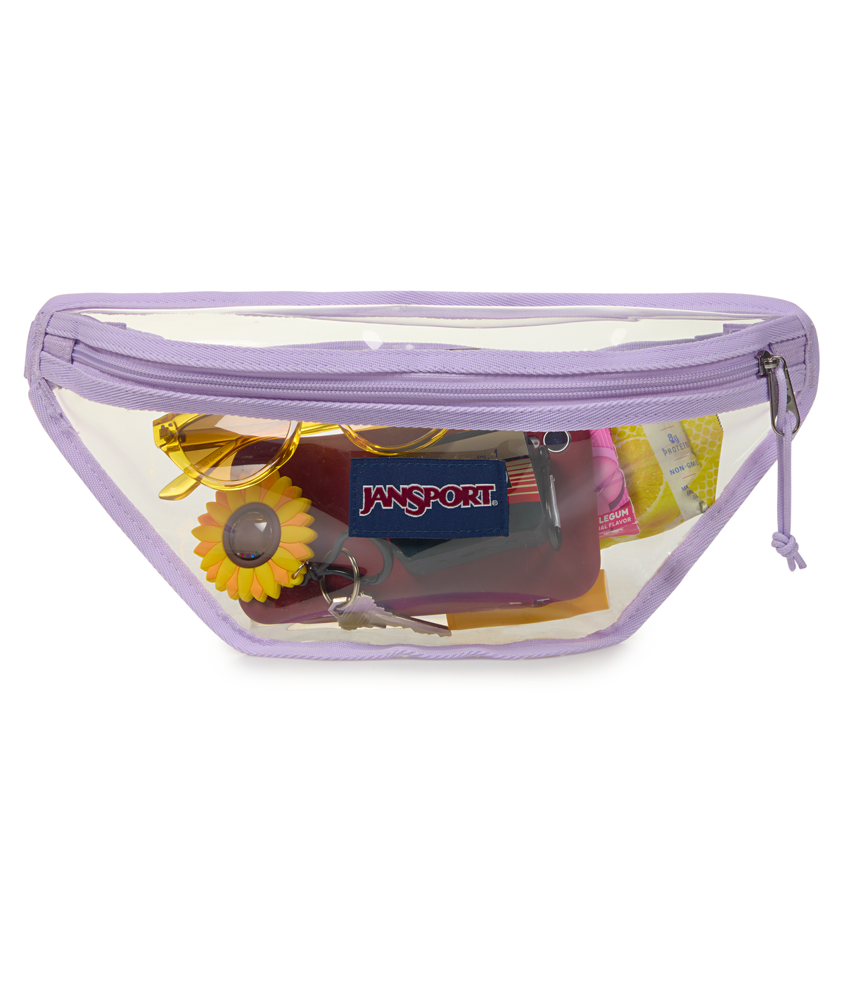 Clear Waistpack - Pastel Lilac