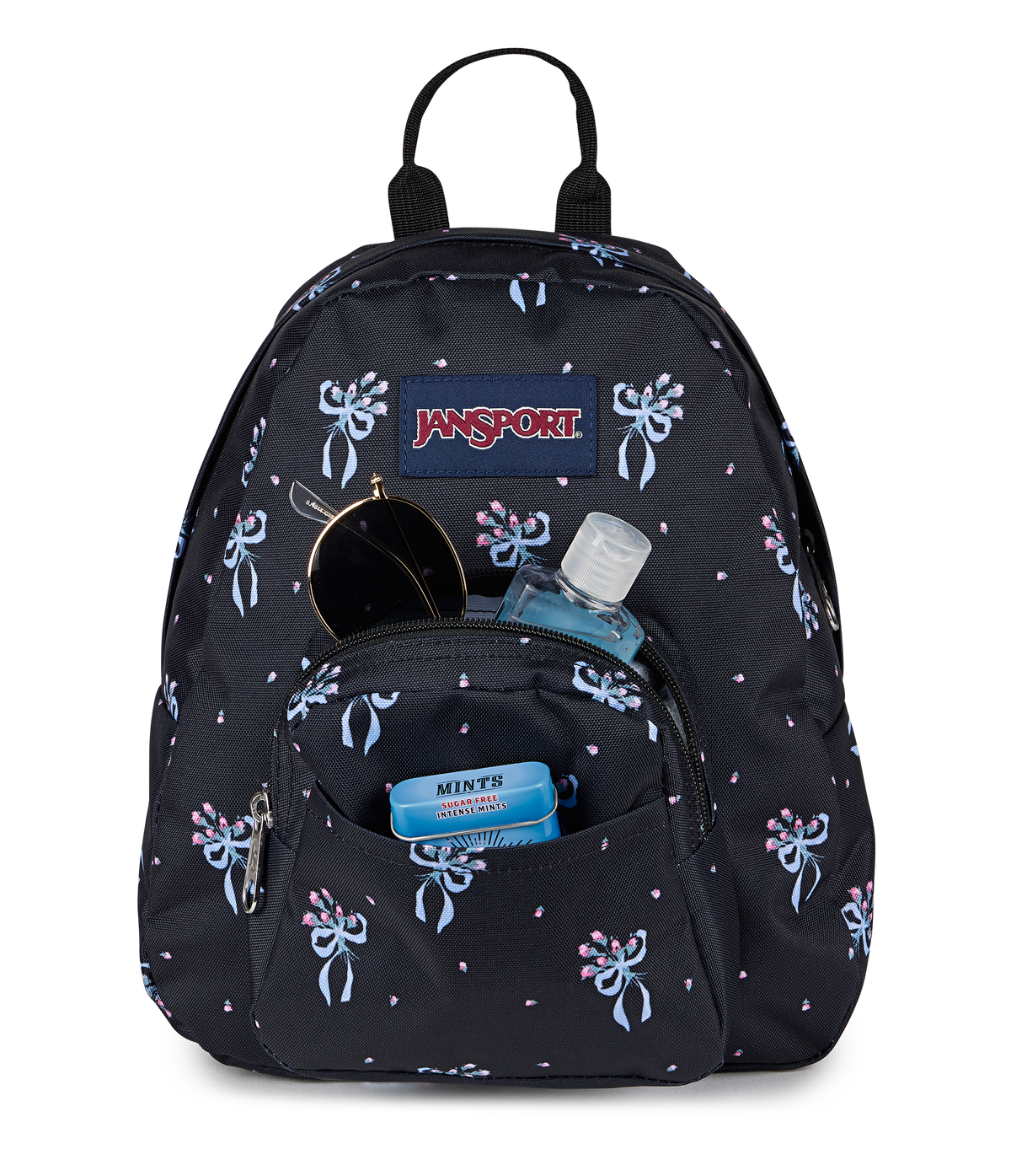 Half Pint Mini Backpack - Pastel Petals Black