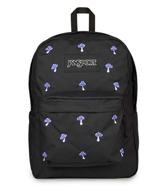 SuperBreak® Plus - Embroidered Shrooms Black