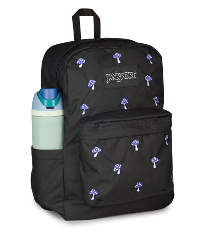 SuperBreak® Plus - Embroidered Shrooms Black
