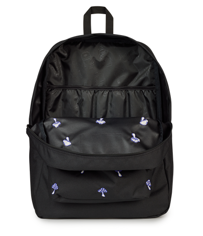 SuperBreak® Plus - Embroidered Shrooms Black