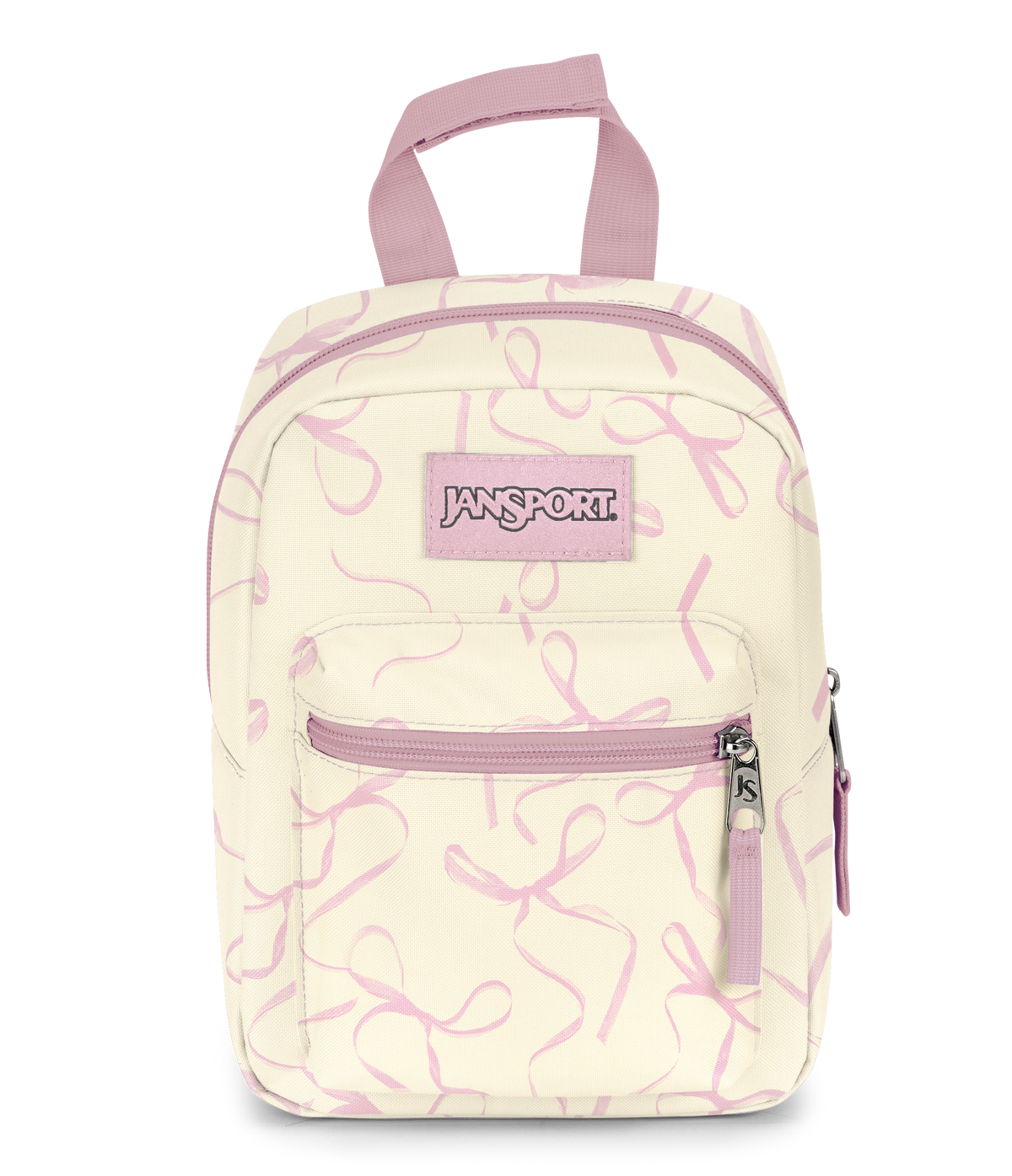 Big Break Lunch Bag - Rows of Bows Pink Ice