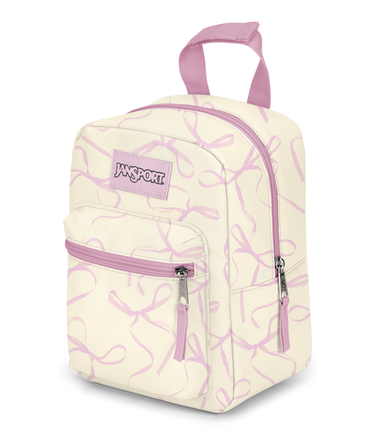 Big Break Lunch Bag - Rows of Bows Pink Ice