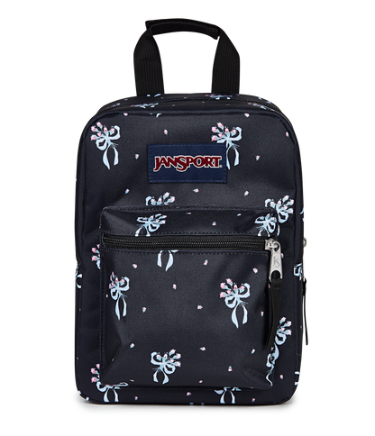 Big Break Lunch Bag - Pastel Petals Black