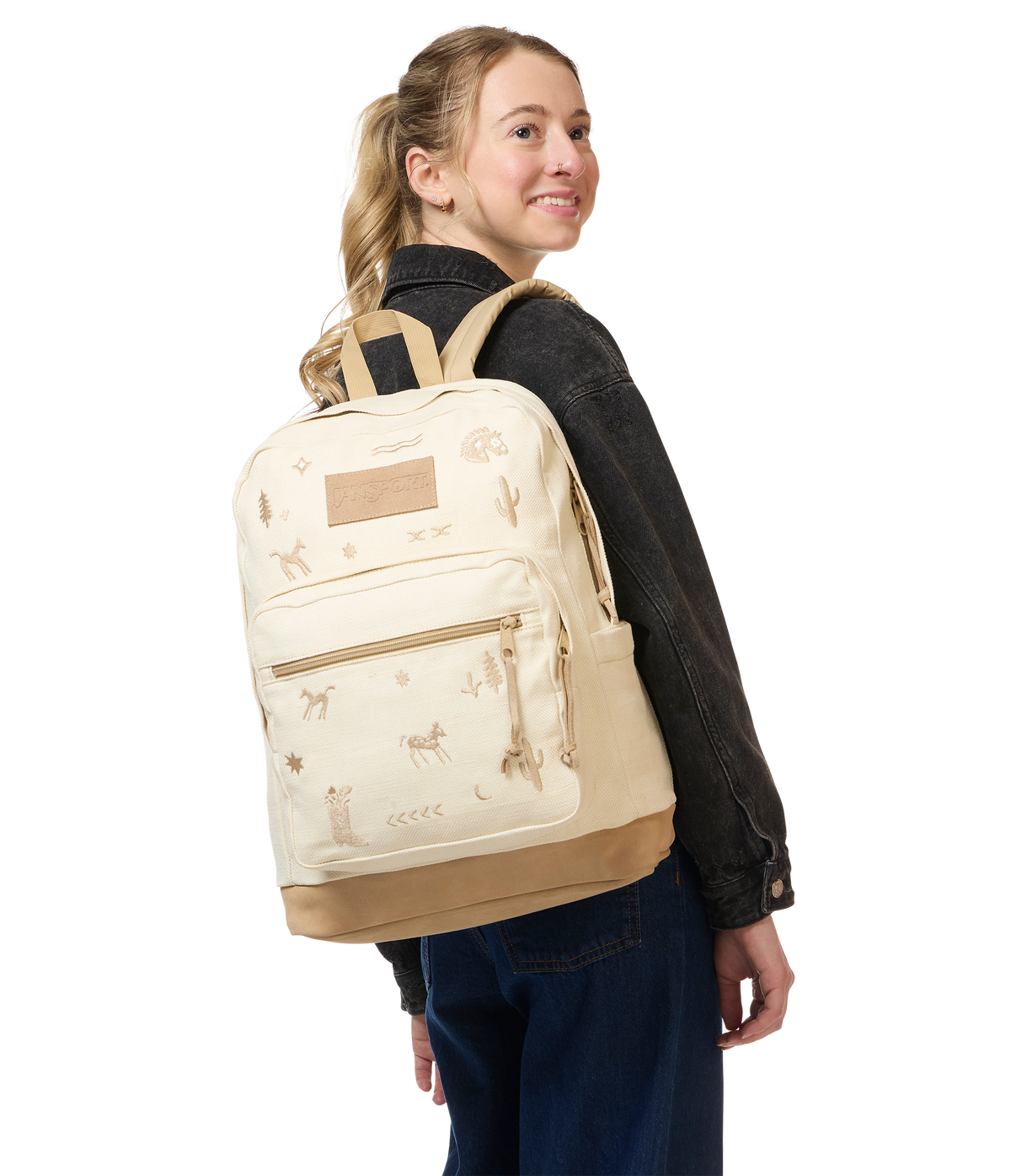 Right Pack - Yeehaw and Horse Tan Embroidery