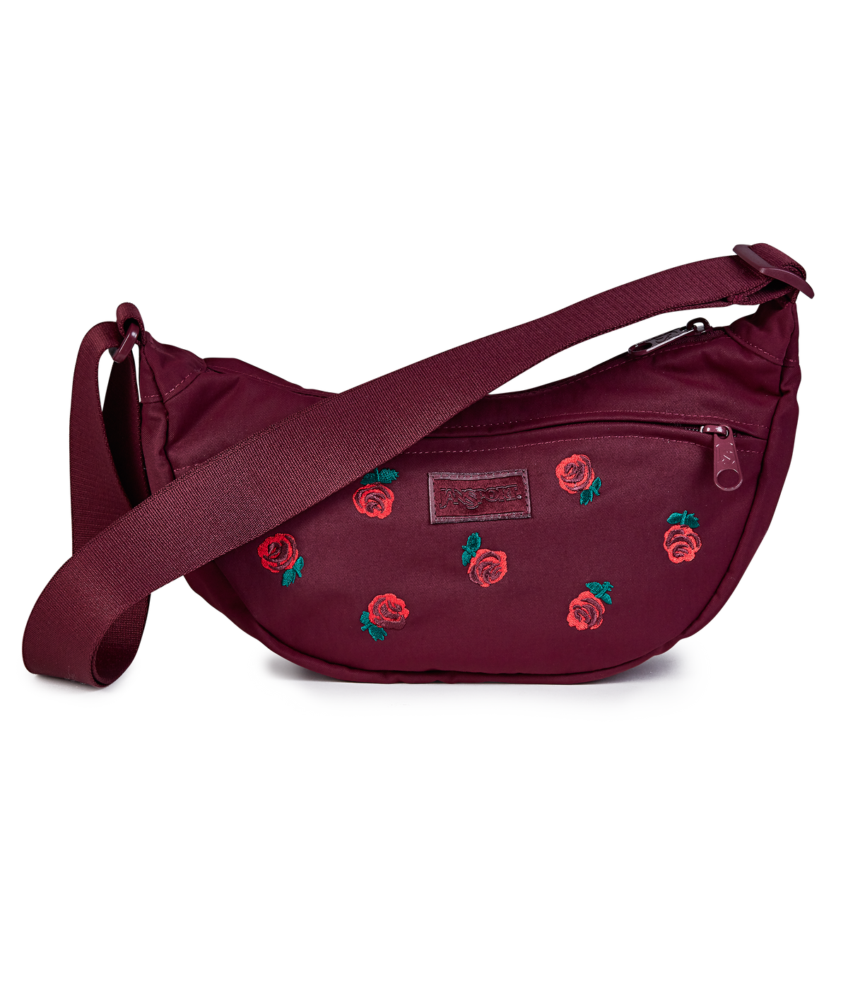 Unphased Crossbody Small FX - Just A Rose Embroidery Cherry Lacquer
