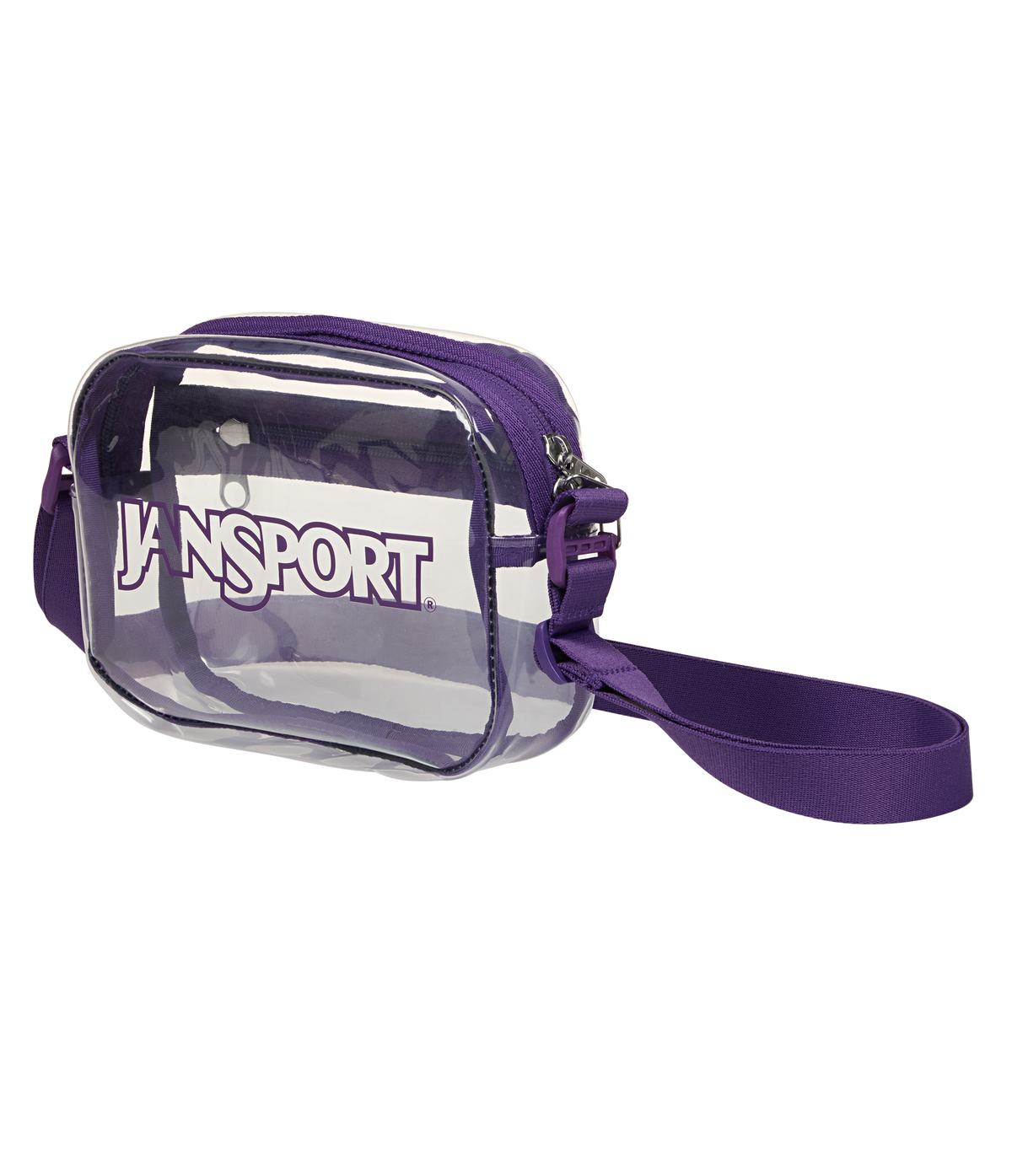 Clear Crossbody - Grape Jelly