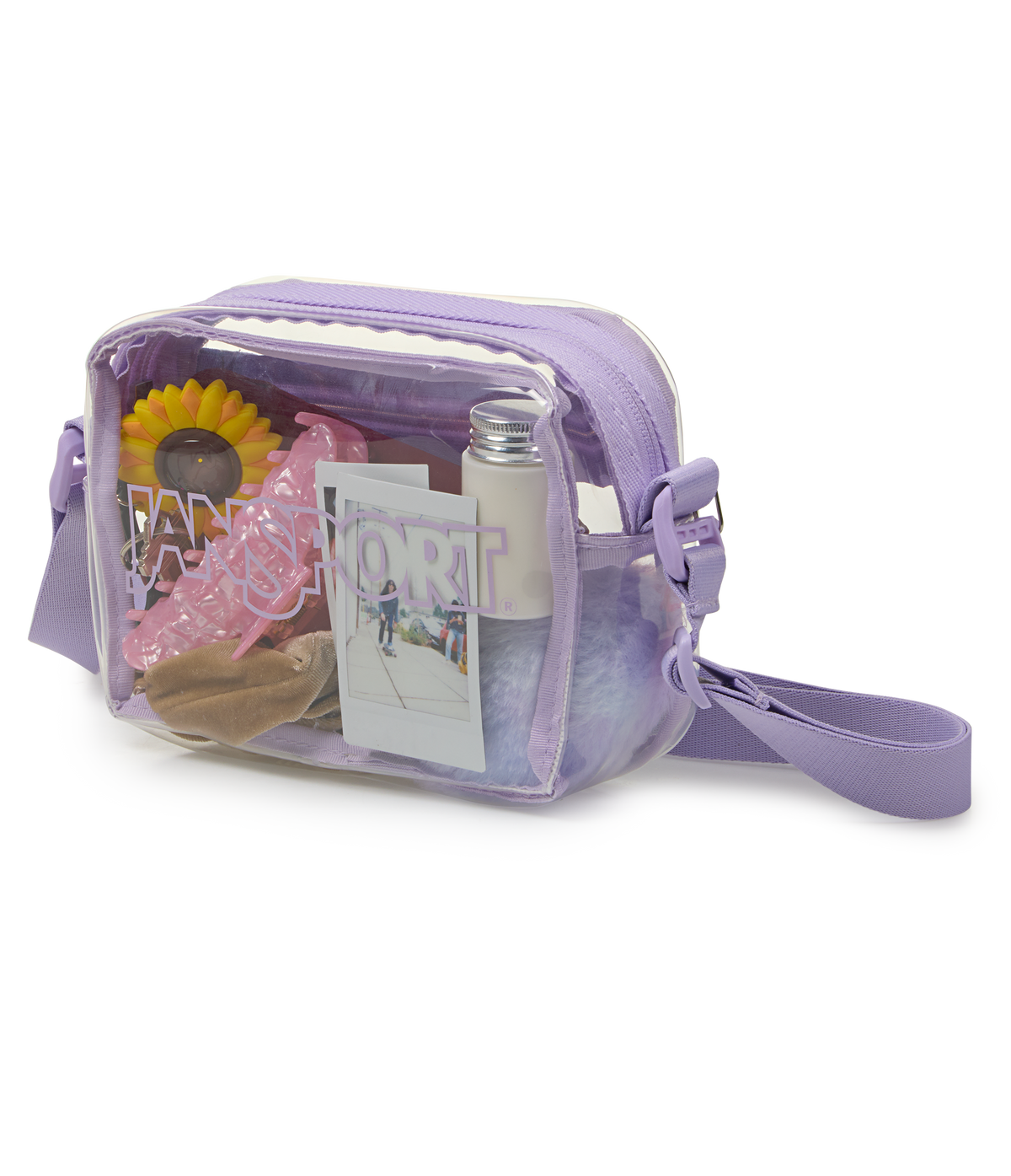 Clear Crossbody - Pastel Lilac