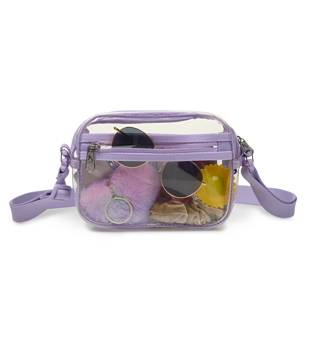 Clear Crossbody - Pastel Lilac