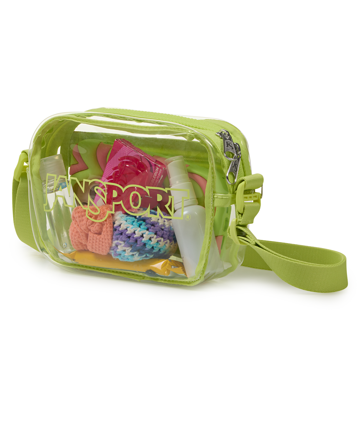 Clear Crossbody - Citron Lime