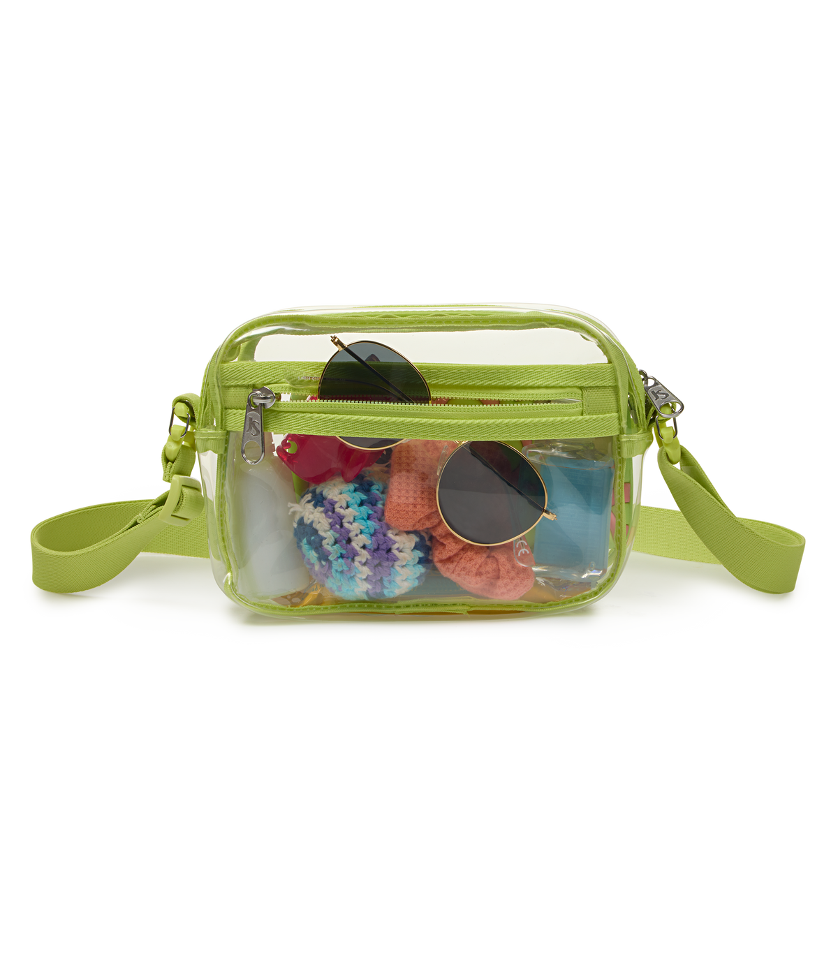 Clear Crossbody - Citron Lime
