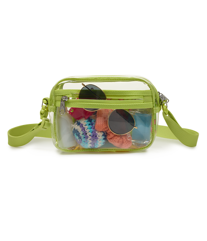 Clear Crossbody - Citron Lime