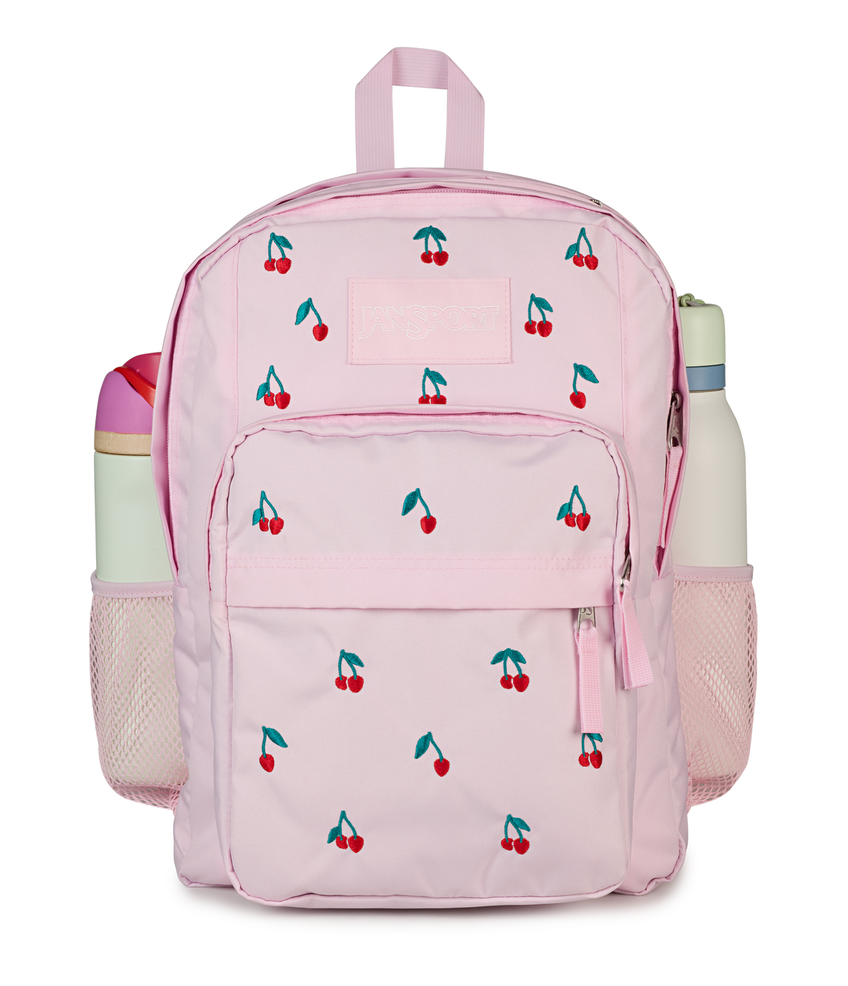 Big Plans - Pink Ice Cherry Embroidery