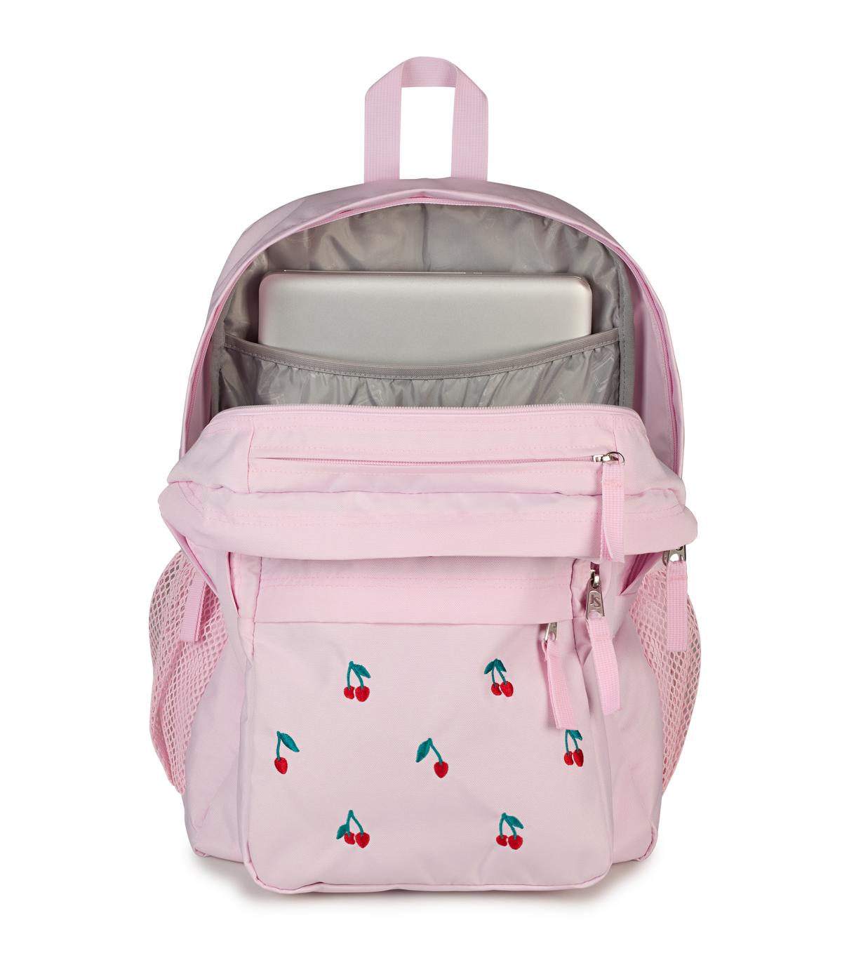 Big Plans - Pink Ice Cherry Embroidery