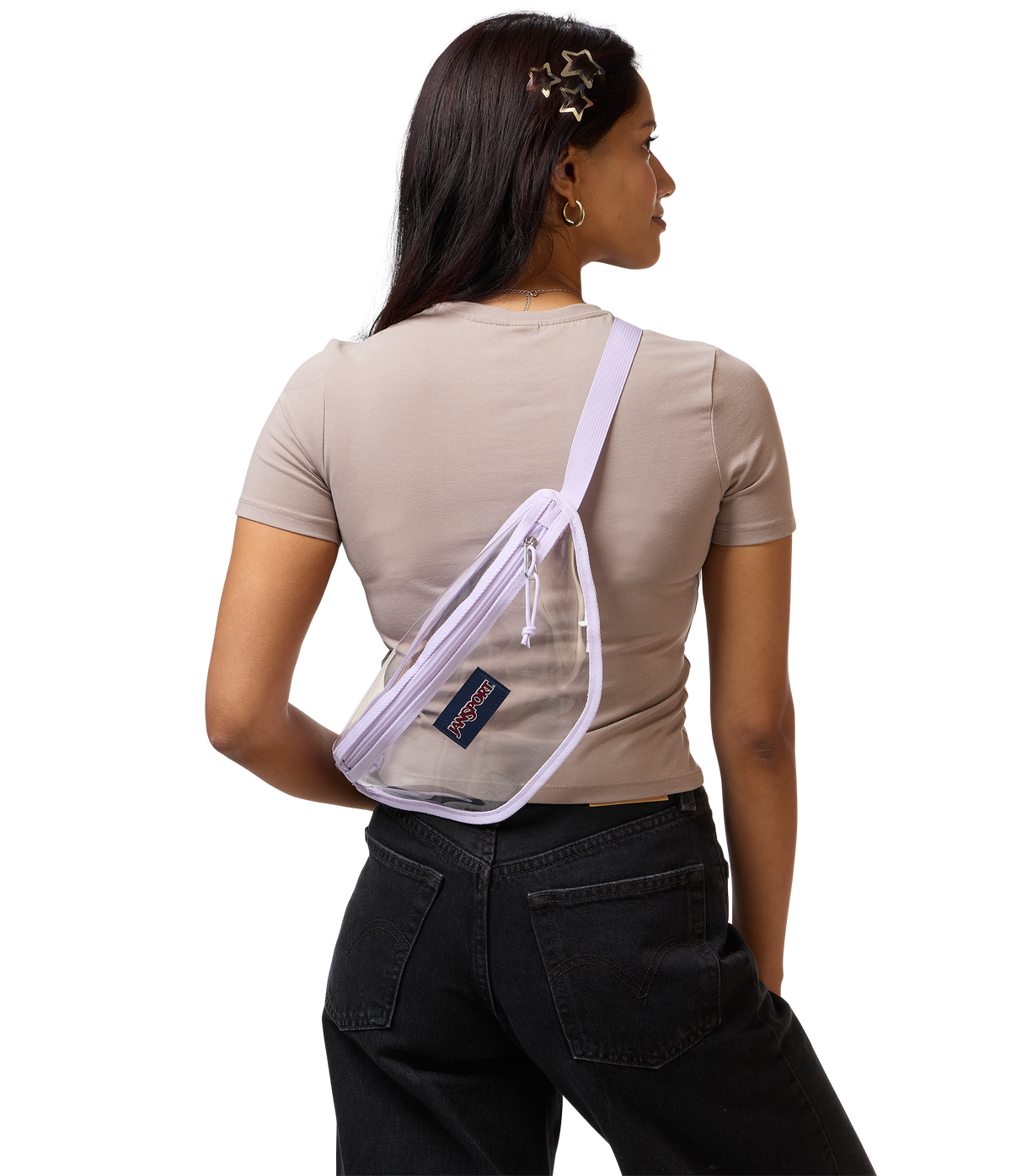 Clear Waistpack - Pastel Lilac