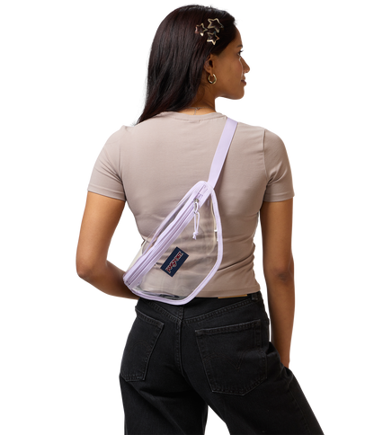 Clear Waistpack - Pastel Lilac