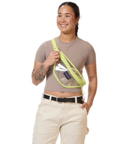 Clear Waistpack - Citron Lime