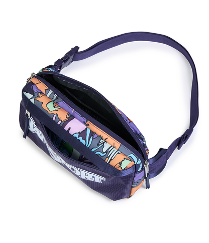 Washington Waistpack - Melted Blooms Yellow